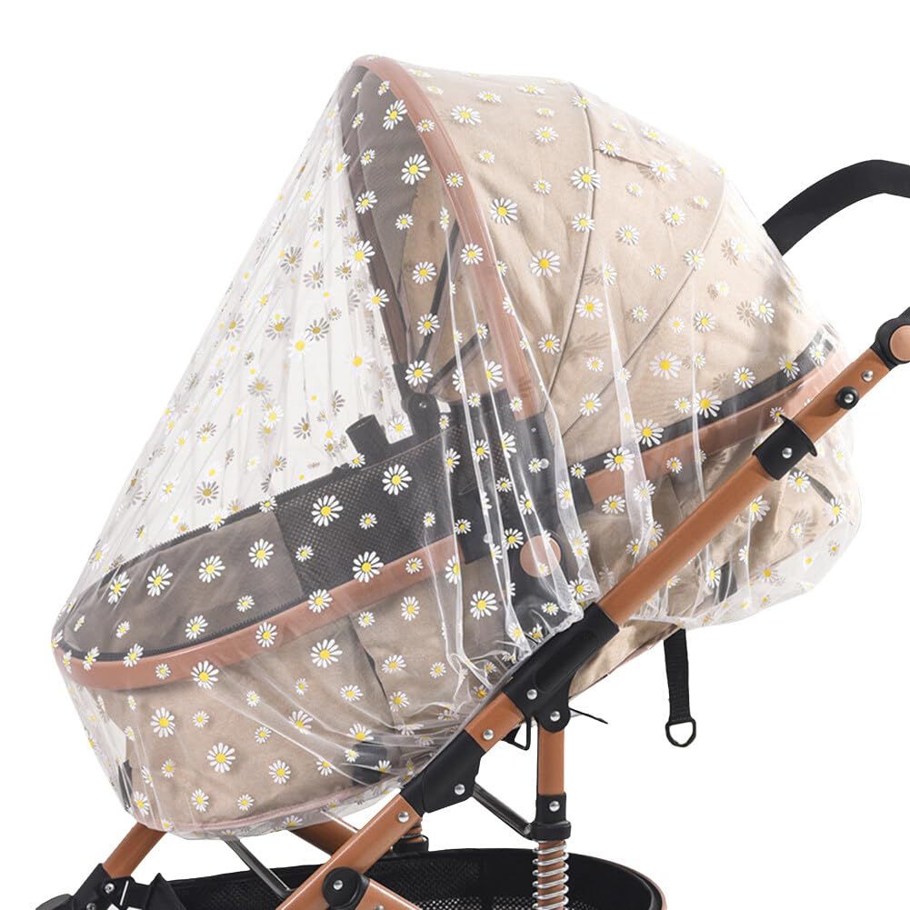Everything Baby baby stroller mosquito net, full cover print, protects infants from insects and bugs during outdoor walks.