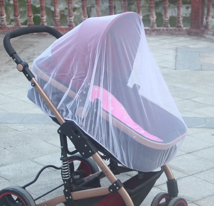Baby crib mosquito net by Everything Baby, soft mesh cover for cribs, strollers, and portable cribs to keep insects away.