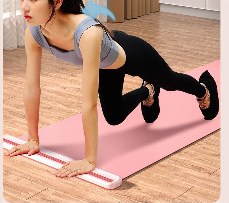 Pink slide board for fitness and outdoor play, 70x19.5 inches, suitable for beginners and professionals, by Everything Baby.