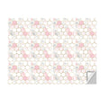 Self-adhesive marble backsplash tiles for kitchen and bathroom walls, 12-piece set, easy peel and stick design.