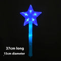Three light-emitting stick props with colorful headdresses for children's birthday and carnival pretend play by Everything Baby