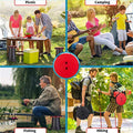 Portable folding camping stool by Everything Baby, lightweight and collapsible for outdoor or indoor use, perfect for kids' outdoor play.