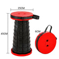 Portable folding camping stool by Everything Baby, lightweight and collapsible seat for outdoor and indoor use, ideal for camping and fishing.
