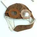 Unisex baby pilot aviator fleece hat with earflaps and earmuffs, warm winter cap for kids by Everything Baby.