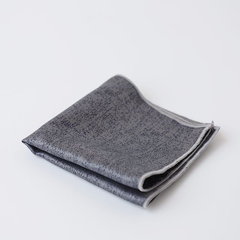 Set of two baby boys' formal casual suit pocket scarves and handkerchiefs, stylish square suit accessories for special occasions.