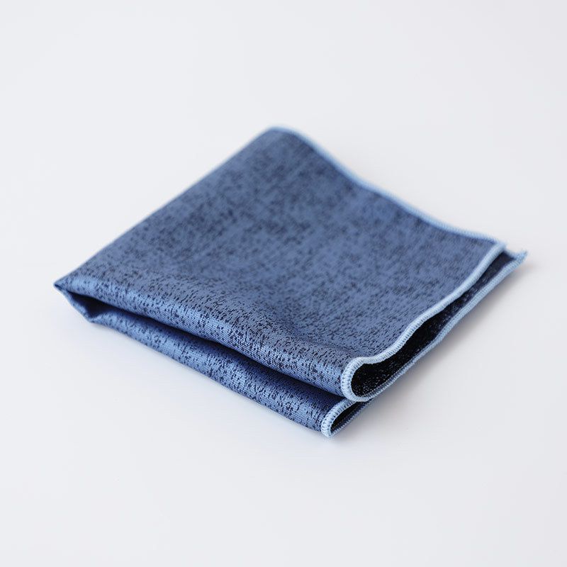 Set of two men's formal pocket scarves and handkerchiefs in elegant fabric, suitable for party or suit accessories.