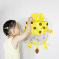 Mesh bathroom toy organizer for kids and pets, with multiple compartments for bath toys and bathtub storage by Everything Baby.