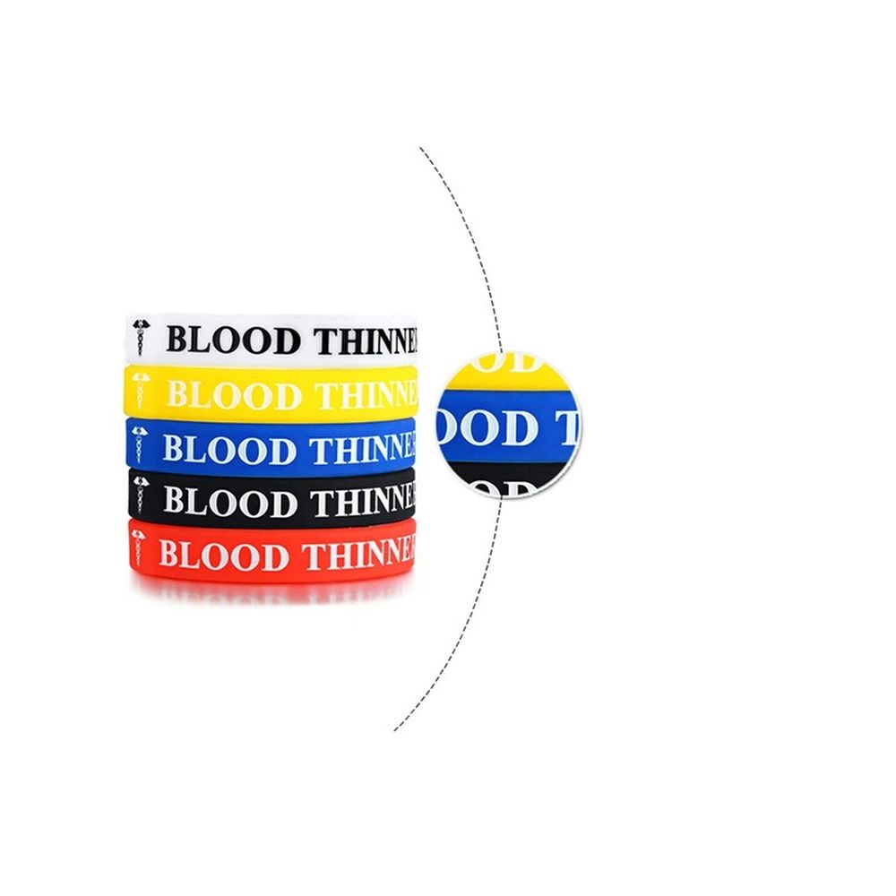 Set of 10 rubber silicone sport emergency alert ID bracelets for men, women, and kids, designed for medical and safety identification.