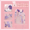 Cute girls' bunny backpack for elementary school, featuring a kid-friendly design perfect for preschool, kindergarten, and kids' books.
