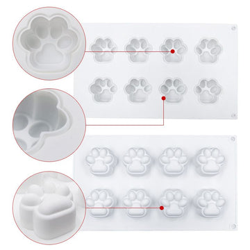 Cute Animal Paw Silicone Cake Mold for DIY Mousse Jelly Pudding Enhance your baking experience with this adorable animal
