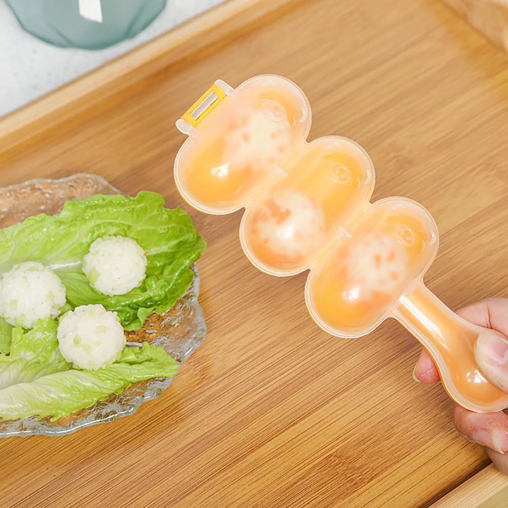 Baby and kids rice ball mold by Everything Baby, ball-shaped kitchen tool for DIY lunch, food decor, and pretend play.