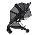 Breathable 2-in-1 baby stroller sun shade with zipper window, universal mesh design for outdoor walks and beach trips.