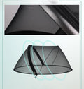 Breathable mesh baby stroller sun shades with zipper window, universal fit for outdoor walks and beach trips by Everything Baby.