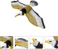 Two electronic simulation flying bird toys for cats with lights, hanging automatic interactive bird toys for indoor cats.
