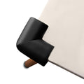 Baby safety corner bumpers from Everything Baby, soft edge protectors for furniture and tables, set of 3 for childproofing.
