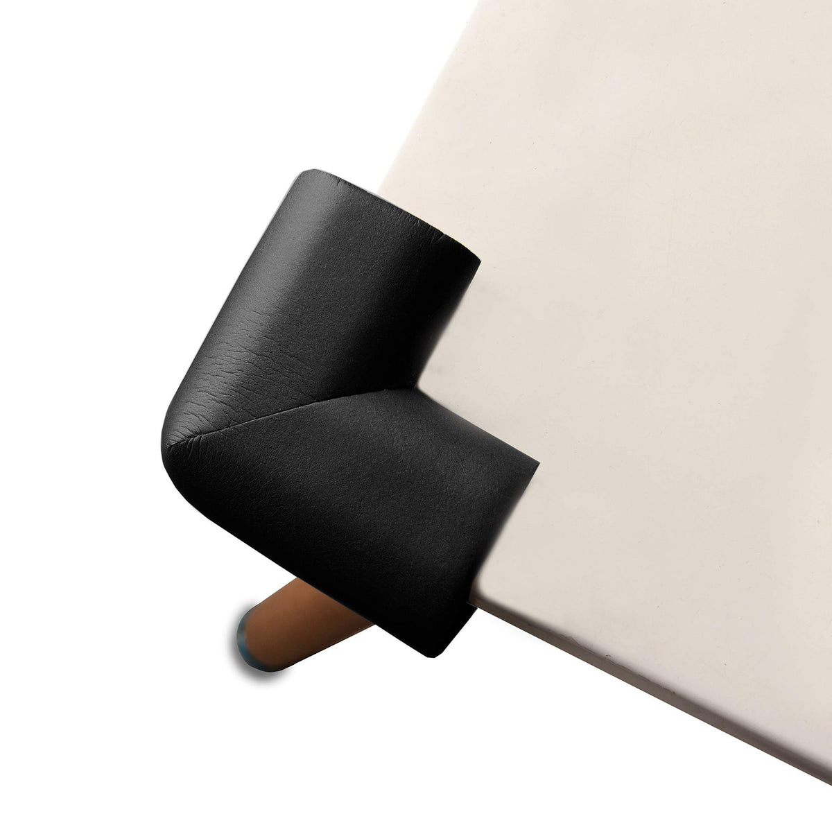 Baby safety corner bumpers from Everything Baby, soft edge protectors for furniture and tables, set of 3 for childproofing.