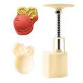 Cute carrot-shaped mooncake press mold by Everything Baby, ideal for making decorative Chinese moon cakes during Mid-Autumn Festival.