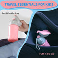 Portable travel urinal for kids by Everything Baby, compact and easy-to-use emergency potty for camping, travel, and potty training.