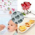 Silicone heart-shaped ice cube tray with lid, 21-cavity mold for ice cubes and gelatine, designed for baby and kids feeding.