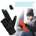 Kids winter gloves by Everything Baby, water-repellent touchscreen fleece gloves with anti-slip grip for boys and girls aged 3-15 years.