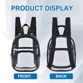 Black mini waterproof backpack for girls by Everything Baby, suitable for sports, festivals, and outdoor activities.