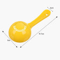 Yellow rice paddle scoop mold for rice ball making, non-stick sushi mold, ideal for kitchen use and pretend play with kids