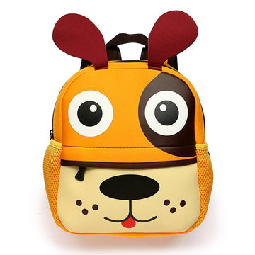 Cute toddler backpack for boys and girls featuring cartoon design, made of neoprene, perfect for preschool and kindergarten.
