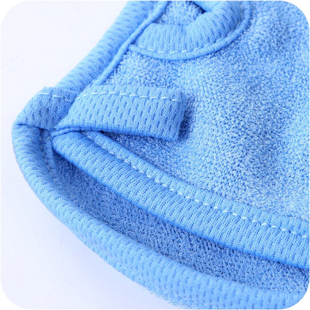 Soft double-sided bath sponge mitts by Everything Baby, ideal for gentle face and body cleansing for adults and kids.