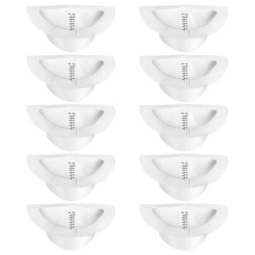 10-pack of female urine collection hats for toilets, 32oz capacity, ideal for stool sample collection and baby health grooming.