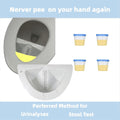 10-pack of female urine collection hats for toilet and stool sample collection, 32oz capacity, suitable for baby health and grooming.