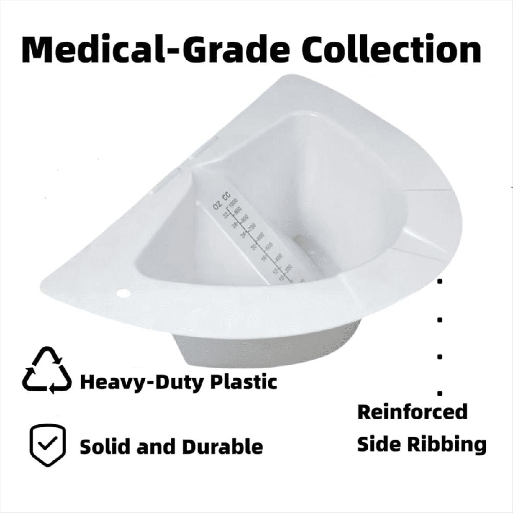10-pack of Everything Baby female urine collection hats for toilets, 32oz sample collection, suitable for baby and toddler health use.