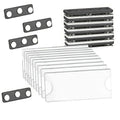 Magnetic name tags kit with 10 badge holders, including 3 strong magnets, designed for kids' building toys by Everything Baby.
