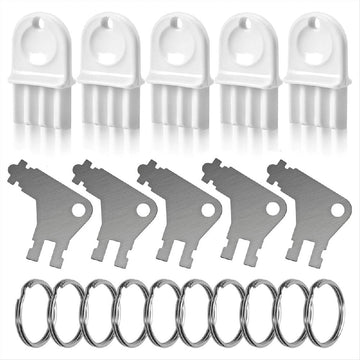 Baby tissue dispenser keys compatible with Pacific Tissue toilet paper dispenser, part of baby health and grooming kits.