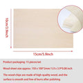 10-pack of unfinished balsa wood sheets for DIY crafts, building toys, and model making, suitable for arts, crafts, and ornaments.