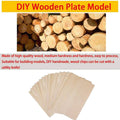 Set of 10 unfinished balsa wood sheets for crafts, suitable for building toys, model making, and DIY projects by Everything Baby.