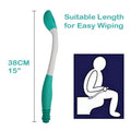 Aid Wiper self-assist bathroom wipe tool by Everything Baby, long reach for pregnant, seniors, or handicap for easy hygiene.