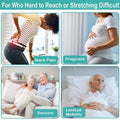 Aid Wiper self-assist bathroom wipe tool for seniors, pregnant, or post-surgery, helping with bottom hygiene comfortably.
