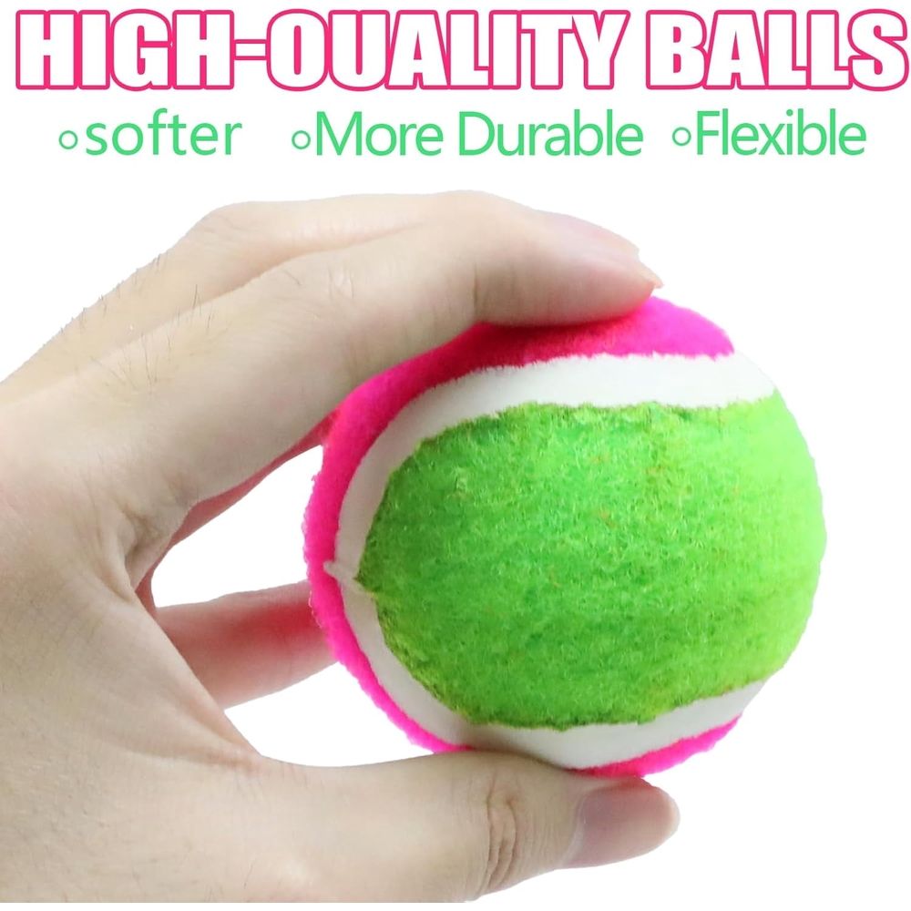 Toss and catch ball game set with 8 discs and 8 balls, outdoor beach and yard game for family fun, by Everything Baby