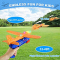 Everything Baby 3-pack LED foam airplane launcher toys for kids, featuring 13.2' glider planes with LED lights and two flight modes.
