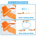 Three LED foam airplane launcher toys by Everything Baby, 13.2-foot glider planes with two flight modes for kids outdoor play.