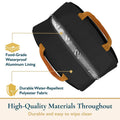 Insulated lunch bag for women and teens with large capacity, cute design, and zippered pocket for wallet and phone, for work or school.