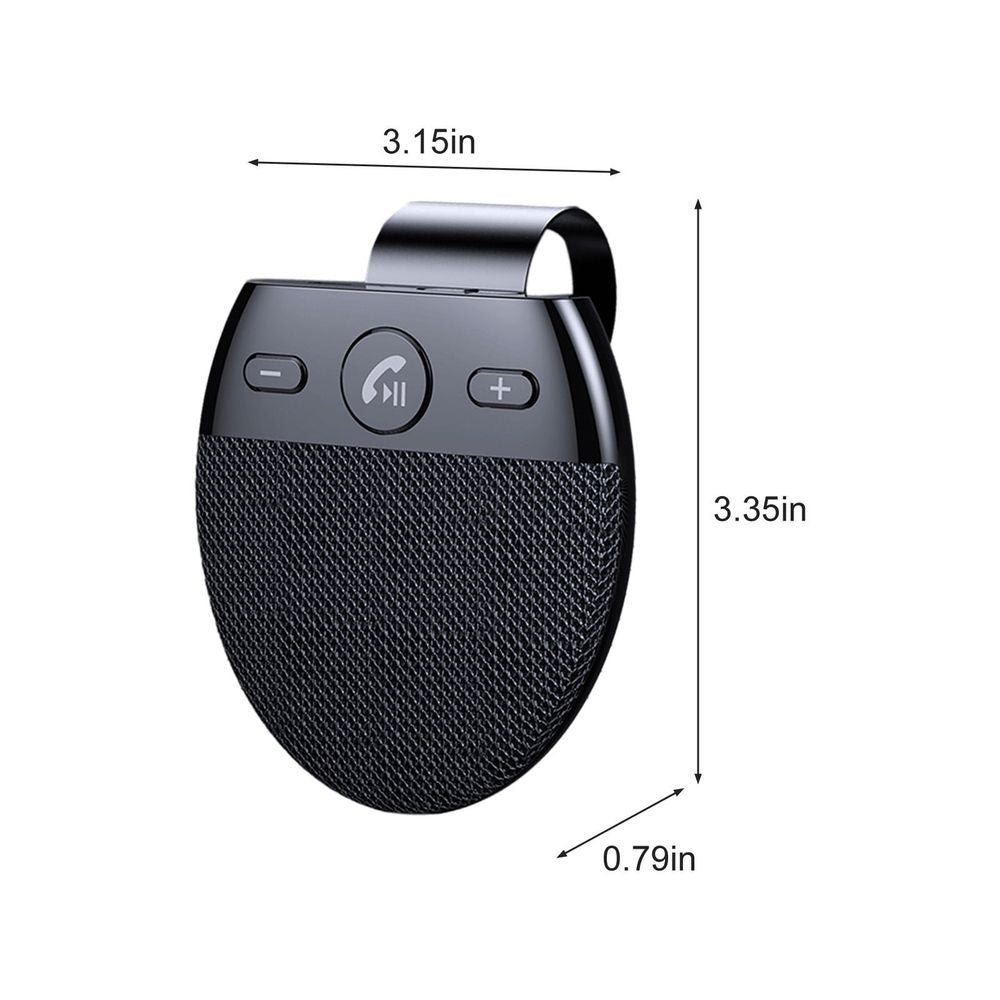 Bluetooth Handsfree Car Kit SP11 by Everything Baby, wireless speakerphone with voice alerts and 10-hour talk time in a sleek design.
