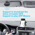 Bluetooth Handsfree Car Kit SP11 by Everything Baby, wireless car speakerphone with built-in speaker, voice alerts, 10-hour talk time.