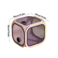 Drying box for cats and dogs by Everything Baby, washable fabric, dual network design, fast, even drying for pet grooming.
