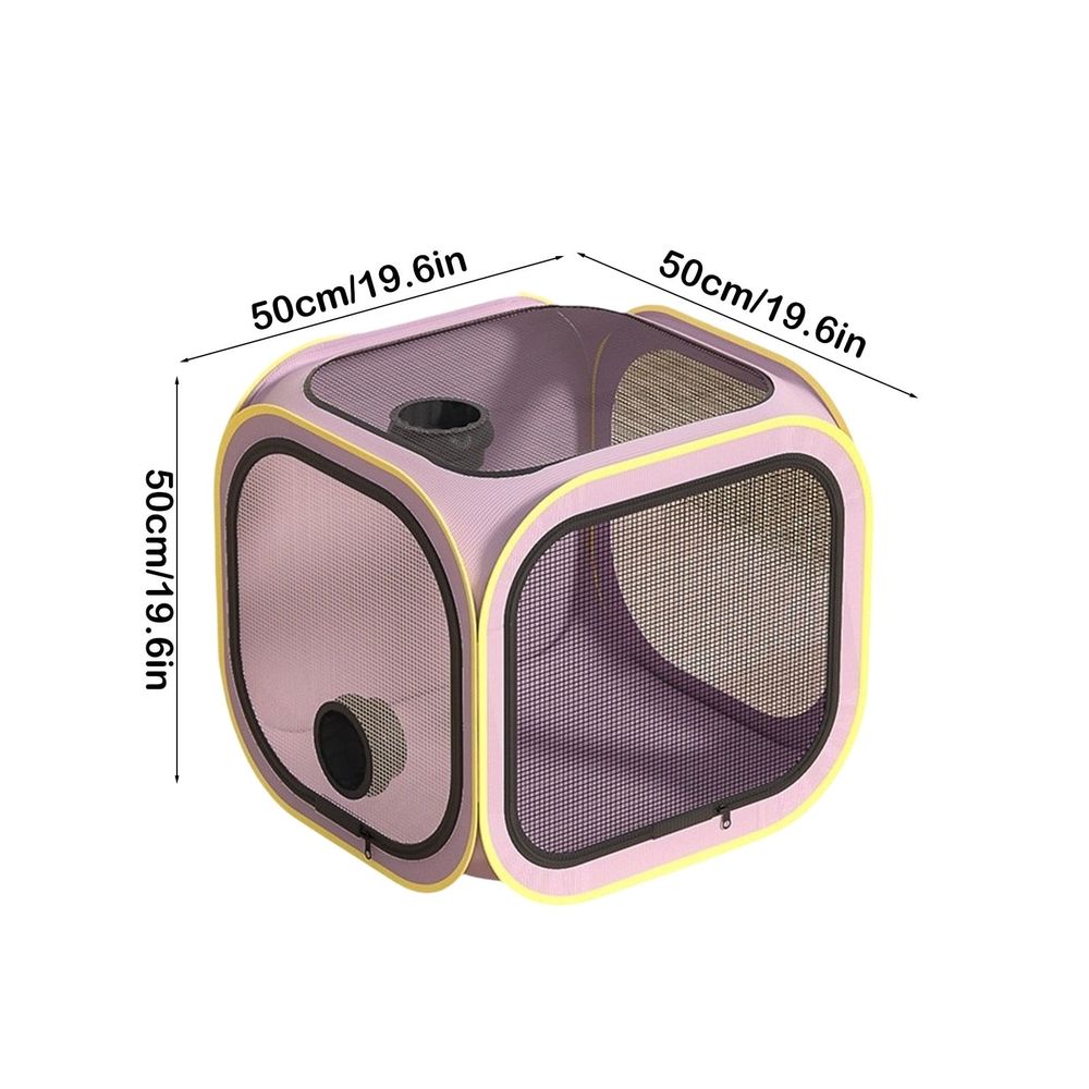 Drying box for cats and dogs by Everything Baby, washable fabric, dual network design, fast, even drying for pet grooming.