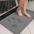 Faux sisal carpet floor mat with non-slip backing, washable and absorbent, ideal for entryways, living rooms, and kitchens.