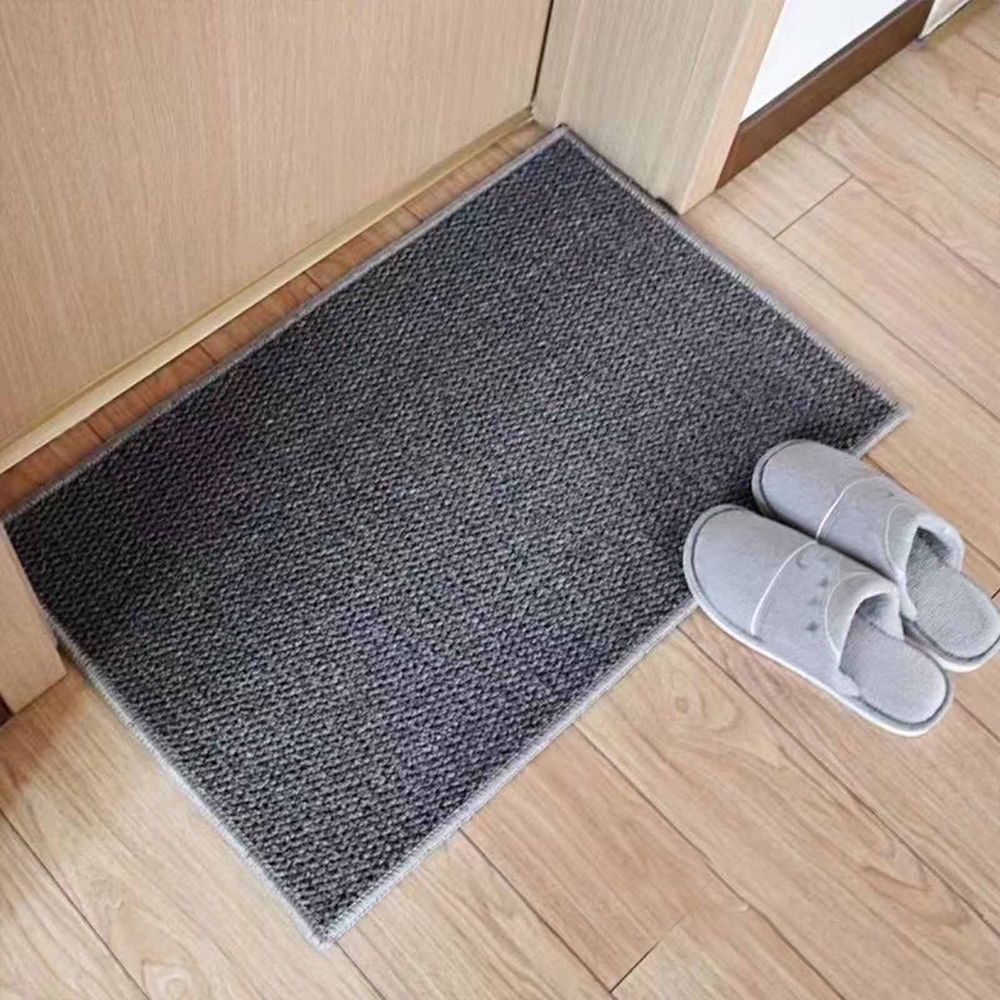 Faux Sisal Carp floor mat from Everything Baby, washable, non-slip indoor doormat with absorbent, dirt-trapping surface for entryway.