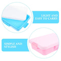 Two lightweight handheld ABS sandtrays with lids for indoor and outdoor play, designed for kids' outdoor toy activities.