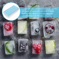 Blue ice grid toy from Everything Baby, designed to prevent ice cubes from connecting, ideal for kids' building play.