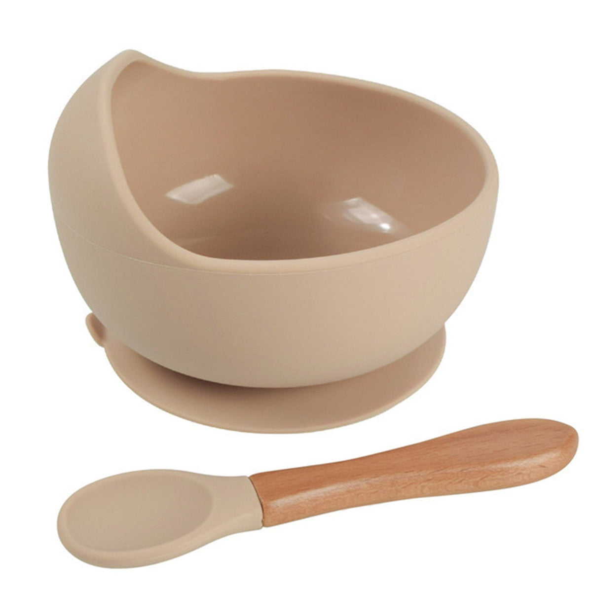 Silicone baby bowls with spoons from Everything Baby, BPA-free suction bowls for toddlers and kids feeding set.